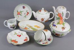 A Large Royal Worcester 'Evesham' Ware Service