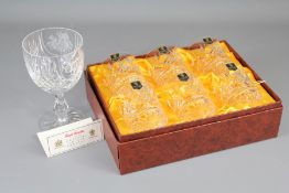 A Royal Brierley Crystal Commemorative Goblet