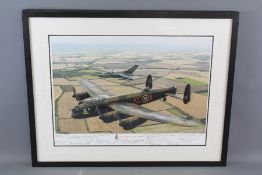 Print Depicting RAF Avro Lancaster PA474 