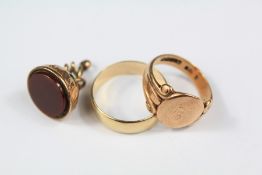 A Gentleman's 9ct Gold Ring