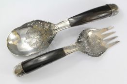 Pair of Malaysian Kelantan Salad Servers