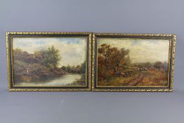 F.E Hill (Exb.1899) Oils on Canvas