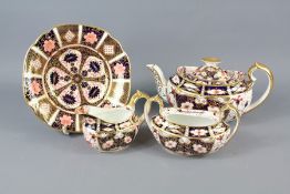 Crown Derby Bachelor Tea Trio