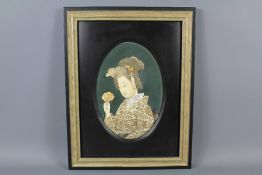 A Japanese Meiji Period Shibayama Portrait.