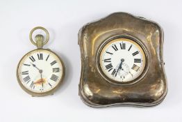 A Goliath Pocket Watch in Silver Case