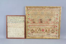Two 19th Century Samplers
