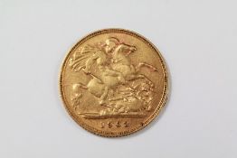 An Edward VII Half Sovereign