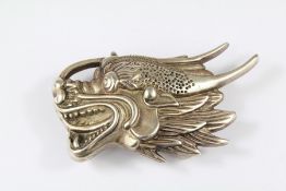 A White Metal Belt Buckle