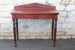 An Edwardian Mahogany Console Table
