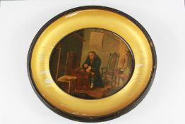 A 19th Century Oil on Board