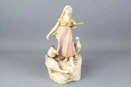 A Royal Dux Figure Group 