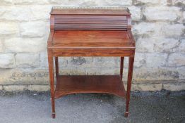 A Lady's Edwardian Inlaid Writing Table.