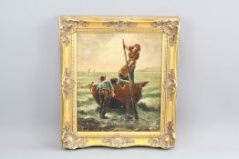 Two Victorian Marine Oil Paintings