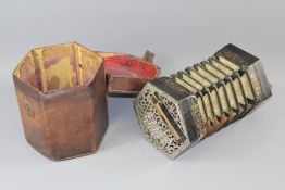 Late 19th Century Charles Jeffries Maker, Concertina