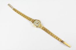 A Lady's 9ct Gold Rotary Wrist Watch