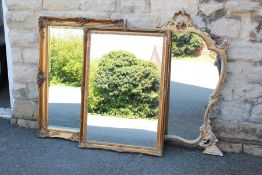 Decorative Living - Three Large Gilt-Effect Mirrors