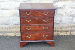 A Reproduction Mahogany Chest of Drawers