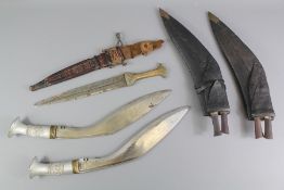 Two Kukri and an Antique North African Dagger
