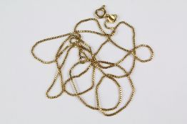 An 18ct Yellow Gold Neck Chain