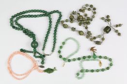 Green Hard Stone Necklaces