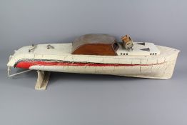 A Vintage Steam Pond Speedboat