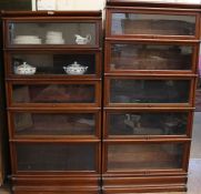 Two Mahogany Globe-Werneke Bookcases