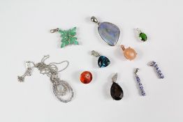 Miscellaneous Semi-Precious and Hardstone Pendants