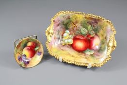 Two Royal Worcester Plates