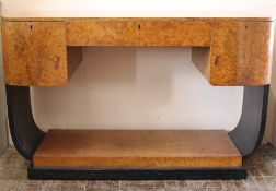 An Art Deco Walnut Writing Desk