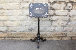 A Victorian Ebonized Music Stand