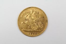 A Queen Victoria Half Sovereign