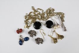 A Small Quantity of Silver Jewellery