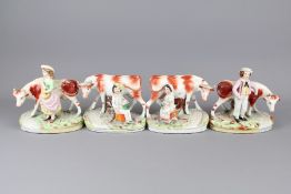 Four 19th Century Figurines