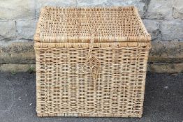 Wicker Laundry Basket