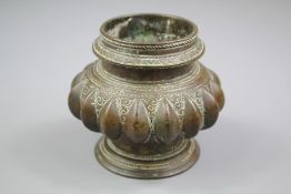 An Antique Mogul Brass Mortar