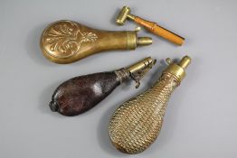 An Assortment of Powder Flasks
