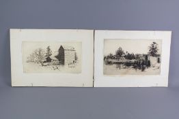 William R. Hay - Scottish (1886-1964) Etchings