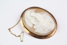 Antique 9ct Gold Shell Cameo