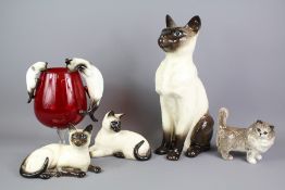 Royal Doulton Fireside Siamese Cat