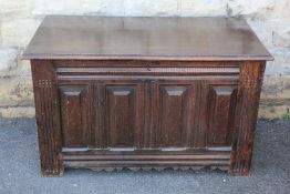 Antique English Oak Coffer