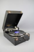 A Columbia Grafonola 201 Record Player