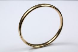 A 9ct Gold Bangle