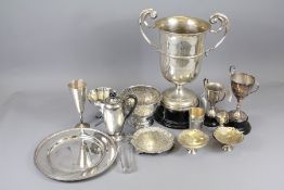A Collection of Silver Plate