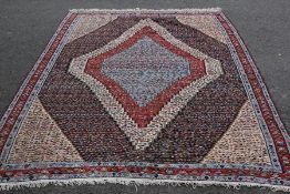 Antique Persian Qashqai Wool Carpet