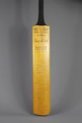 A Vintage Signed Cricket Bat