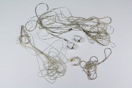 Miscellaneous Silver Nekclaces