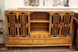 A Chinese Hardwood Sideboard