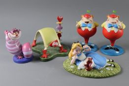 Walt Disney Porcelain 'Alice in Wonderland' Characters