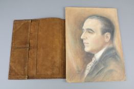 A Watercolour Portrait of Enrico Caruso
