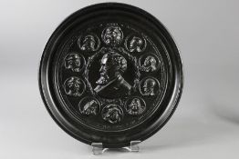 A Dickens Composite Ebony Plaque